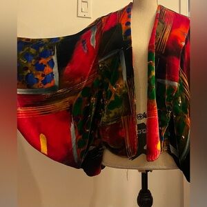 Silk Velvet Kimono Jacket Duster Wearable Art